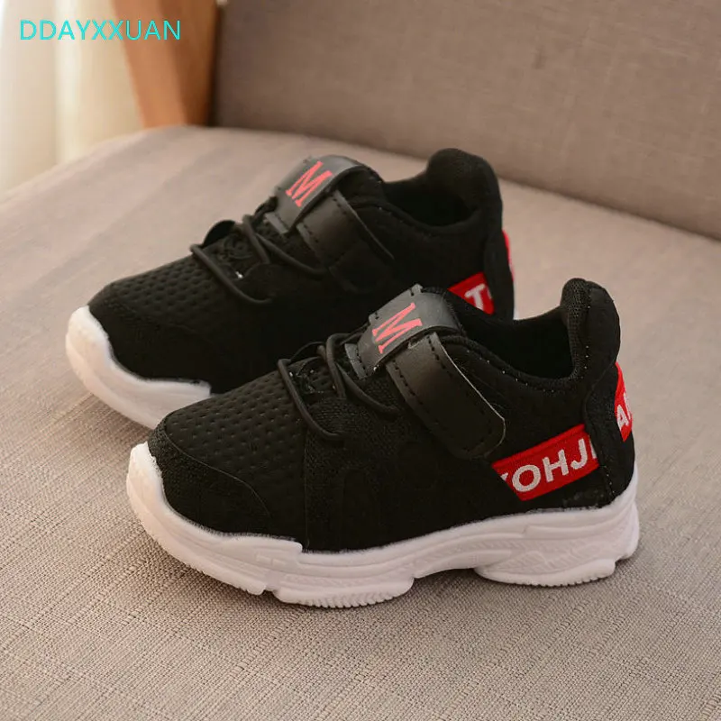 

Kids sports shoes Autumn New fashionable net breathable pink leisure running shoes for girls white shoes for boys brand Sneakers