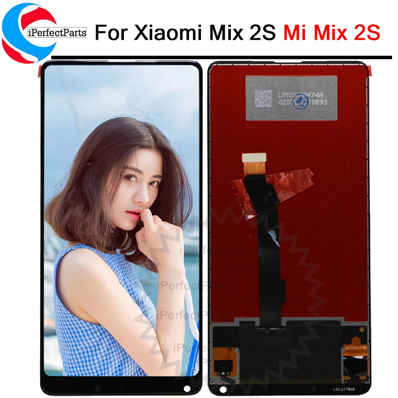 ЖК дисплей для Xiaomi Mix 2S Mix2S дигитайзер сенсорного экрана в сборе стеклянная панель