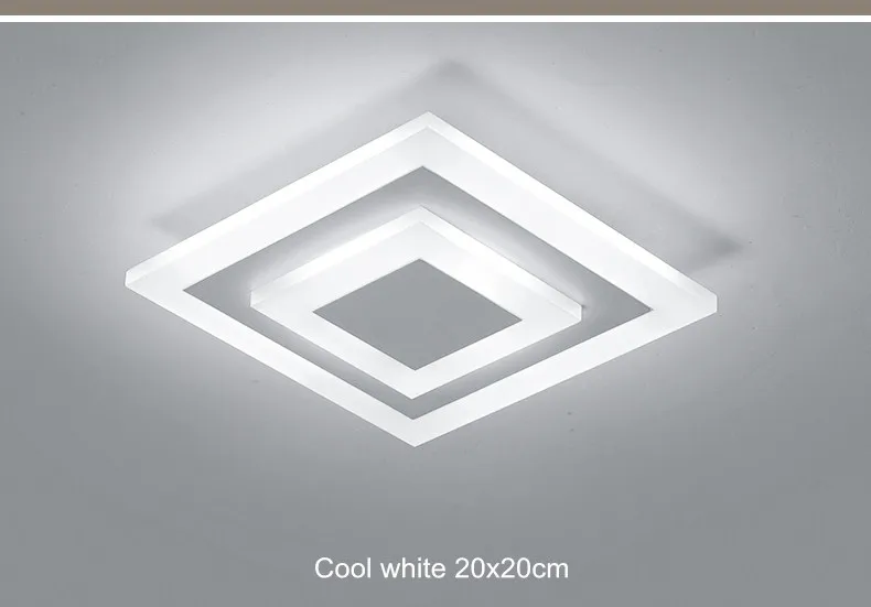 Modernas Luzes de Teto para Corredor Corredor Varanda Teto Lâmpadas 7w Quarto Iluminação de Teto Luminaria Lamparas de Techo de Acrílico 14 Cheap Luzes de teto