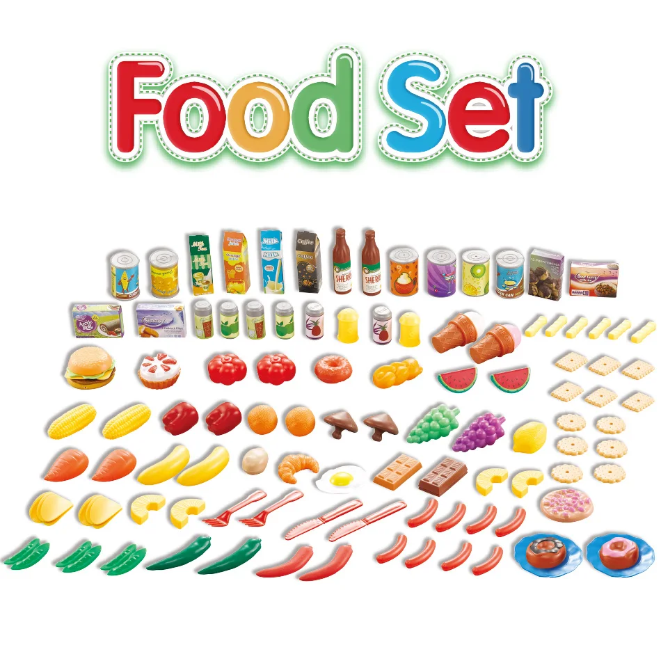 120 шт набор Детская кухонная игрушка пластиковые фрукты и овощи Еда резки разыгрывает спектакли раннего образования детские игрушки с