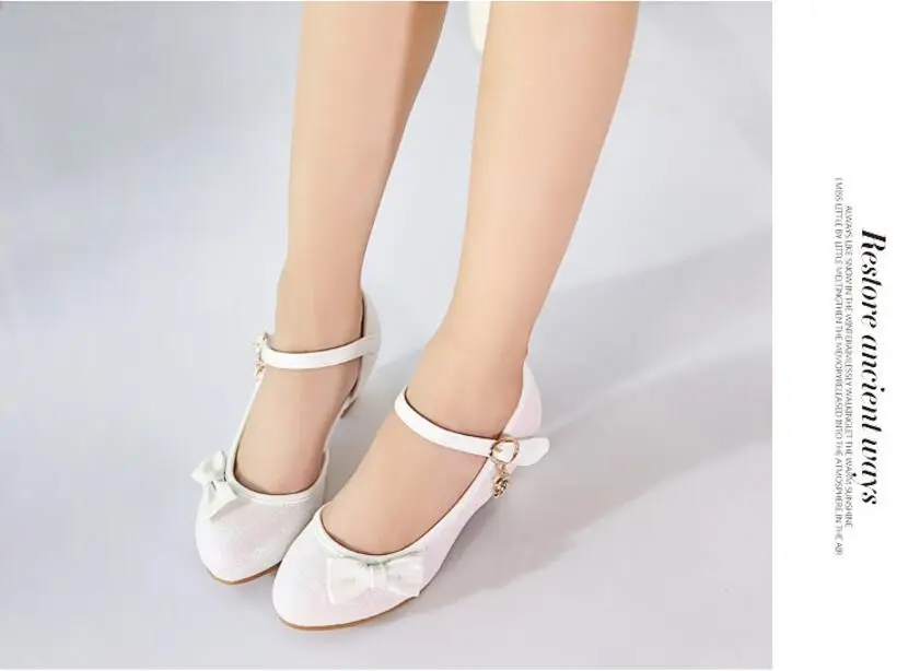 Girls high-heeled shoes-16