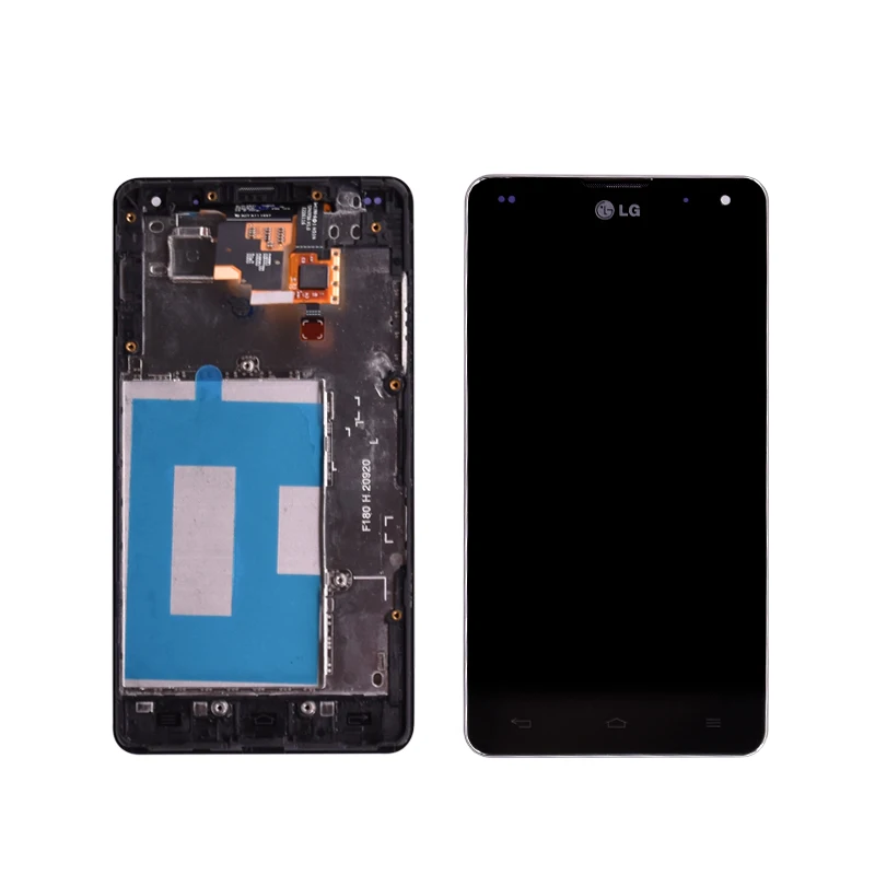 Для LG Optimus G E975 E973 ЖК-дисплей сенсорный экран дигитайзер в сборе с рамкой или без