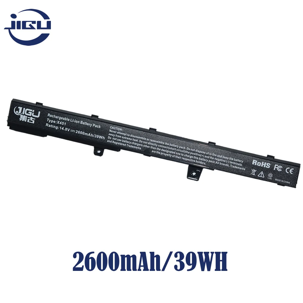 JIGU Laptop Battery A41N1308 A31N1319 0B110-00250100 X551M For Asus X451 X551 X451C X451CA X551C X551CA Series