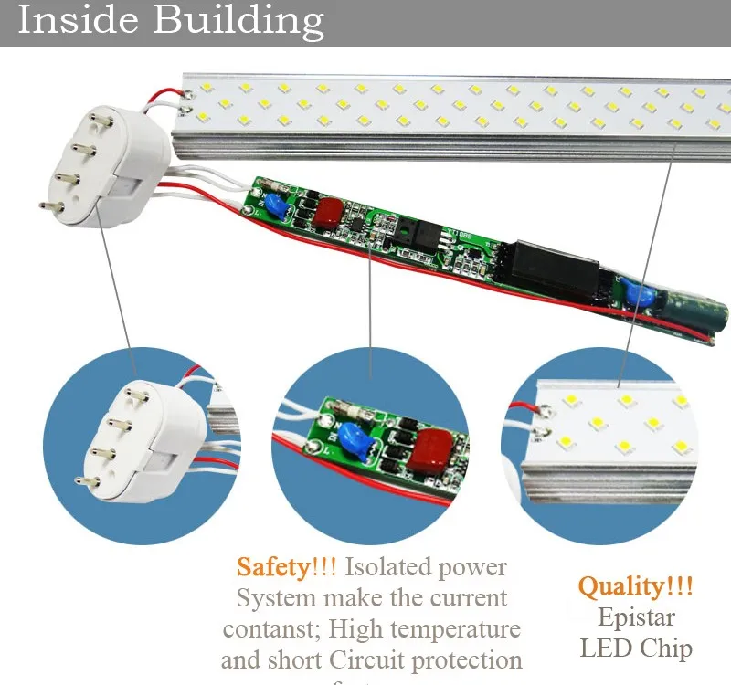 10 шт. 2g11 светодиодные трубки 2g11 PLL Лампа PL бар 4pin Epistar SMD диффузное покрытие 9 Вт 12 Вт 16 Вт 22 Вт AC96-265V холодный белый теплый белый