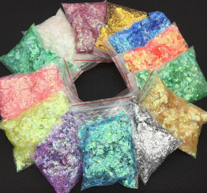 

20g Twinkle Candy Paper For Crystal Mud DIY Accessories For Slime Gum Sparkle Shell Paper Clay Material Children's Toy Girls