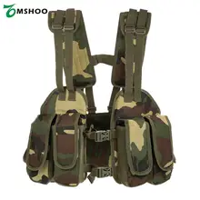 Открытый охотничий жилет тактический нагрудный Риг Регулируемый мягкий модульный военный жилет маг сумка держатель журнал сумка платформа