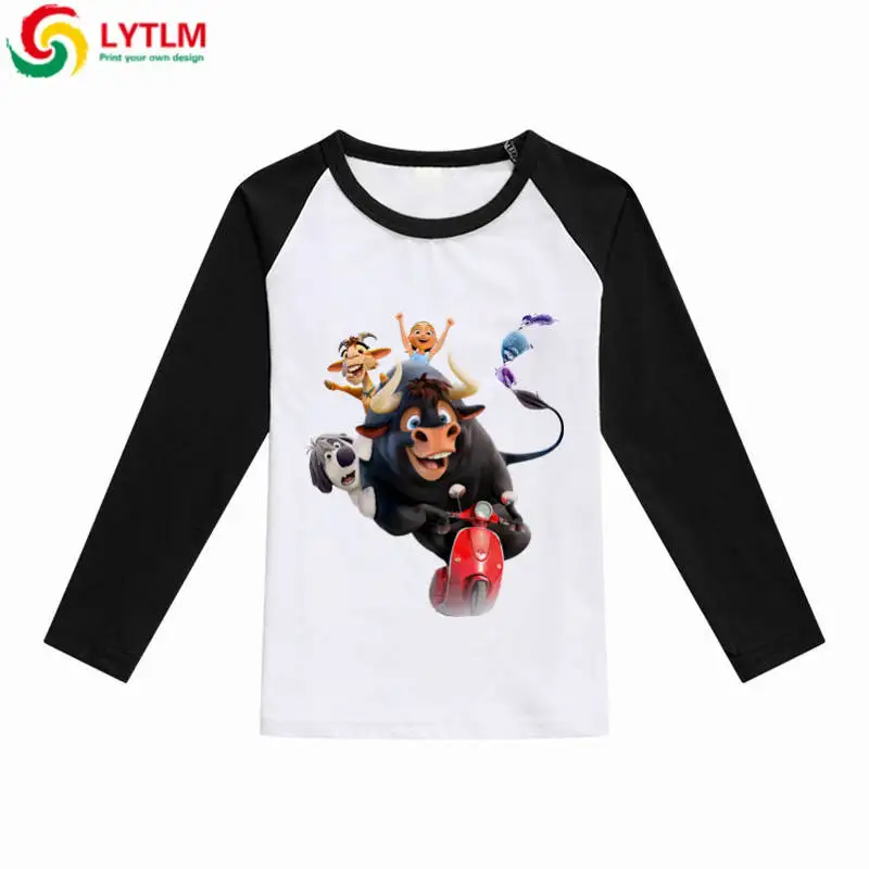 

LYTLM Ferdinand Toddler Boys Shirts 2018 Cotton Full Sleeve Baby Girl Clothes Winter Baby Clothing Christmas Boys T-shirt Tops