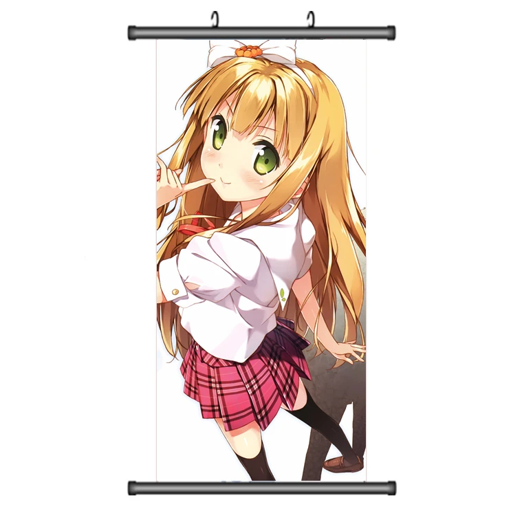 45X95CM Azusa cartoon anime wall scroll mural poster art ...