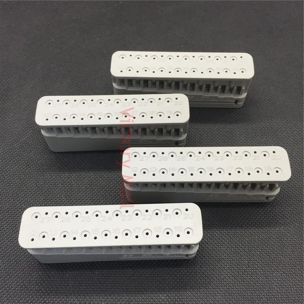 GRAY ENDO MEASURING BLOCK DENTAL FILE RULER ENDODONTIC PRODUCT Dental