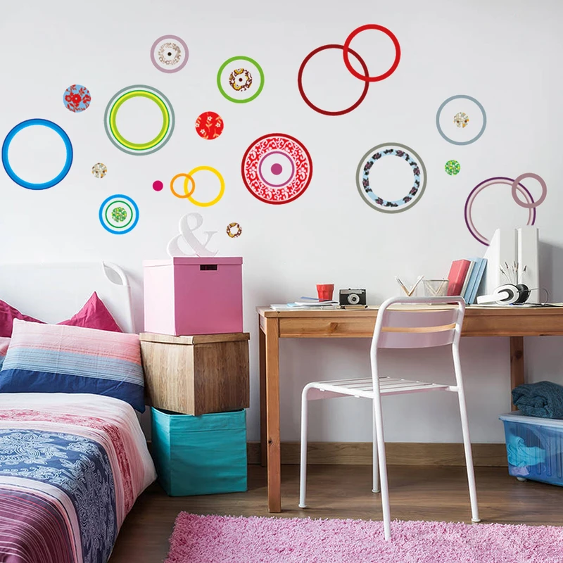 Обои с рисунком круги для стен