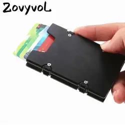 ZOVYVOL 2019 Для мужчин и Для женщин банк держатель для карт Анти RFID Алюминий футляры для кредитных карт посылка Anti-Theft металл кредитной карты ID