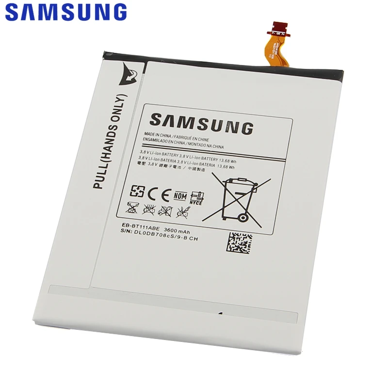 Оригинальная замена Батарея для SAMSUNG T115 T116 SM-T110 SM-T111 EB-BT111ABC EB-BT111ABE EB-BT115ABC EB-BT115ABE 3600 мА-ч