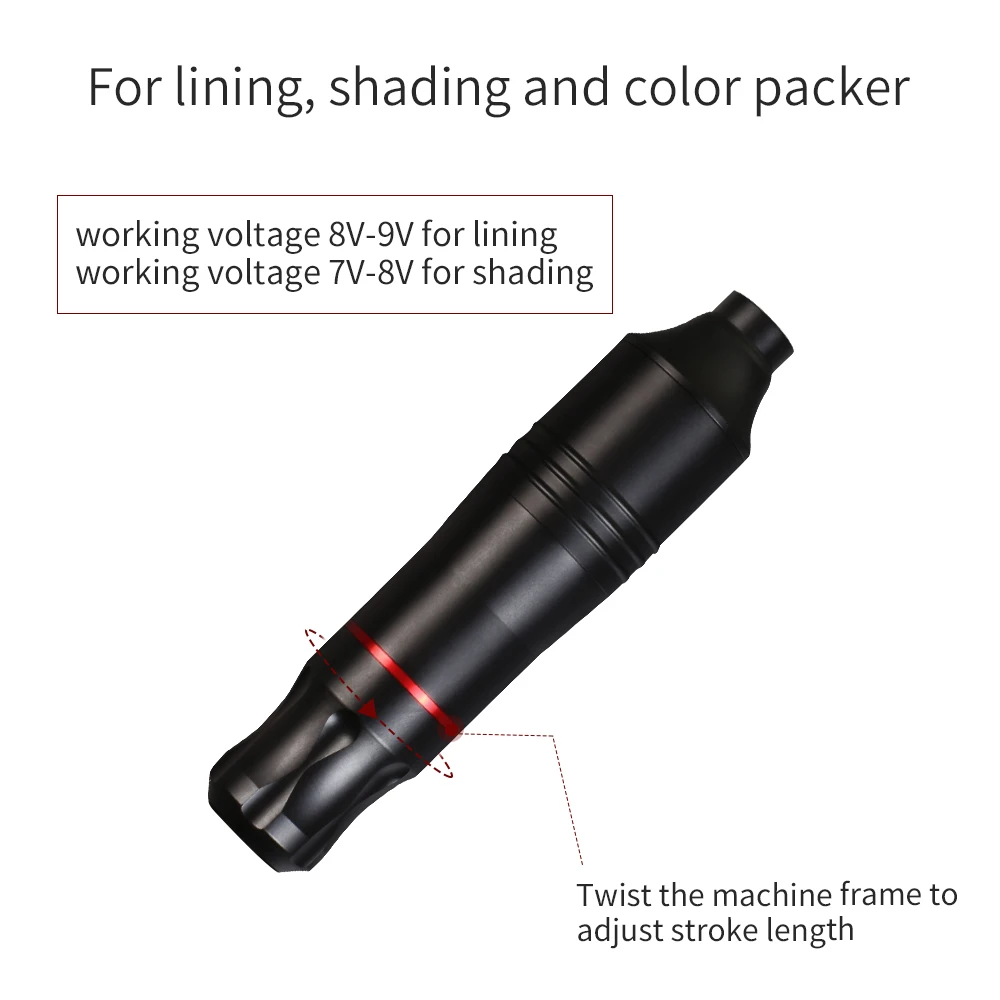 Набор перманентных ручек для татуажа, Ротационные машинки, набор, мини-мощь, Бесконтактный пигмент, картридж для татуажа, иглы, поставка