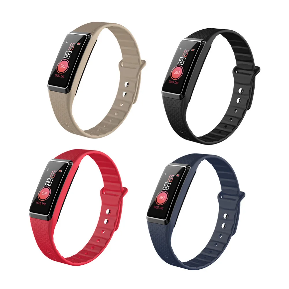 2018 New Style B22 Smart Bracelet Step Distance Calories Heart Rate Blood Pressure Monitoring Bluetooth