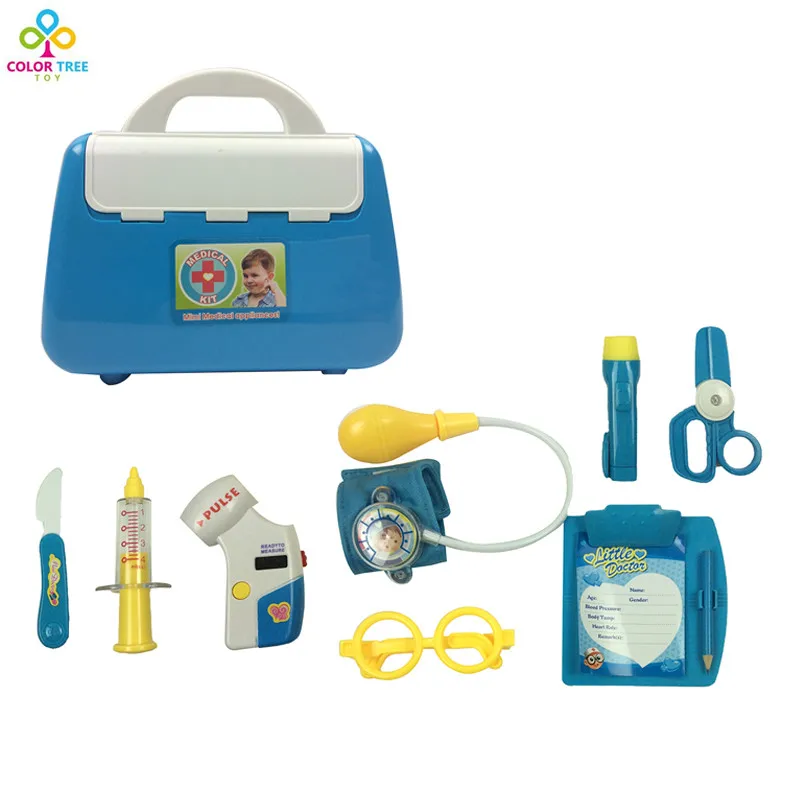 Plastic Doctor Toys Medical Kit Set Pretend Toy Medicine Play