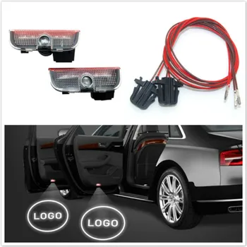 

Car styling 2x R Rline Logo LED Door Courtesy Laser Projector Light FOR VW Passat B5 B6 B7 Golf 5 6 7 Touran MK5 MK6 CC