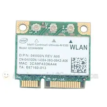 6300 Mini PCI-E беспроводной 450 Мбит/с 633 ANHMW Вай-Фай адаптер WLAN карта для Intel 6300 ABGN DELL E6520 E6510 E6420 1427 1545 E4200