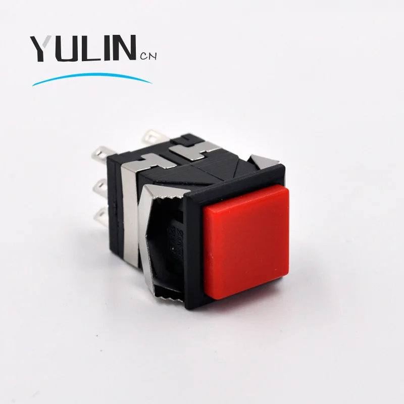 5 шт./лот KD2 24 самосброс переключатель 3A/250V 6A/125V защелкивающаяся 2NO2NC мгновенная
