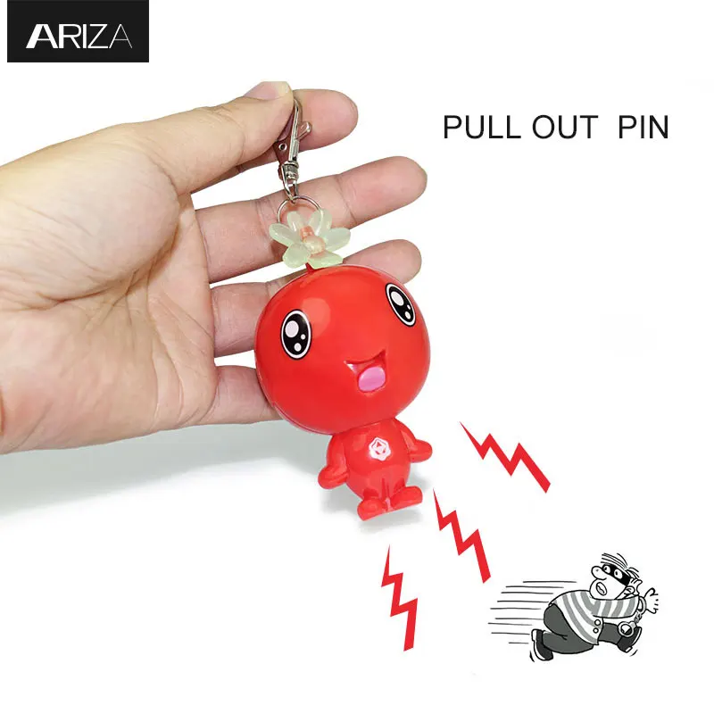 

2017 new model self defense keychain Alarm for elderly students women support small order customized logo and packaging