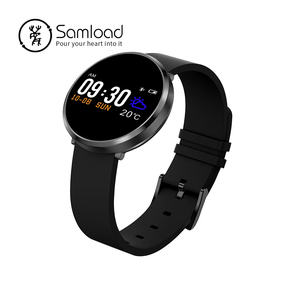 

Samload Fashion Smart Bracelet Heart Rate Monitoring GPS Function Walking Cycling Swimming Skipping BluetoothBand For Smartphone