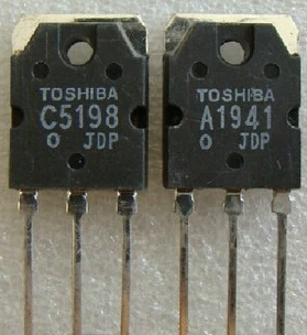 Paire de Transistor Original TOSHIBA 2SA1941 & 2SC5198 A1941 & C5198 lot de 2 