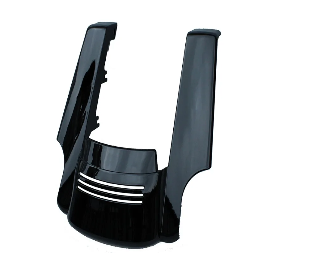 Black Vivid Black Extended Stretched Rear Fender Extension For 14 2018