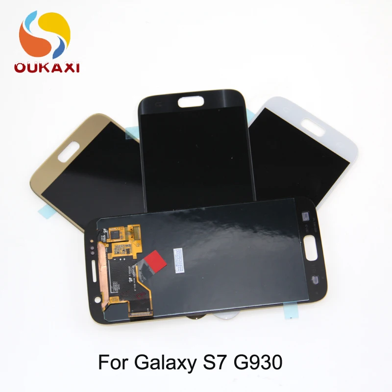 Для Samsung Galaxy S7 SM G930A G930F G930V G930T/R4 ЖК дисплей сенсорный дигитайзер экран в