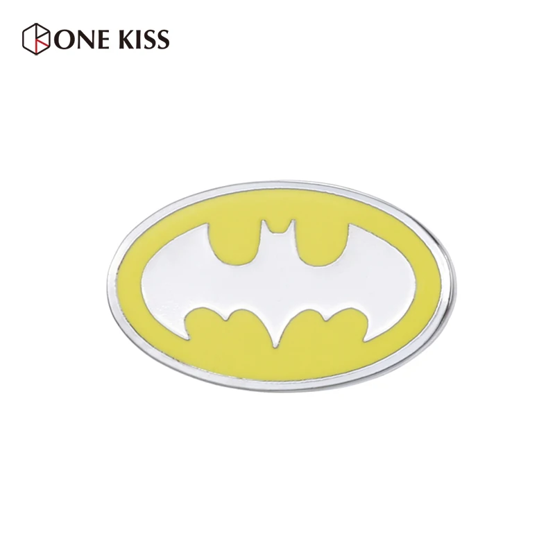 

Enamel Pin Hip-Hop Batman Skeleton Sunglass Eye Metal Brooches Pins Collar Badges Hats Clips Enamel DIY Lovely Cartoon Gift