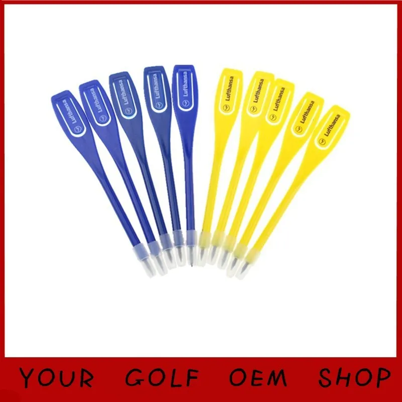 Customized logo Plastic Golf Pencil Golf Clip Score Pencil Golf accessories wholesale 500pcs/lot