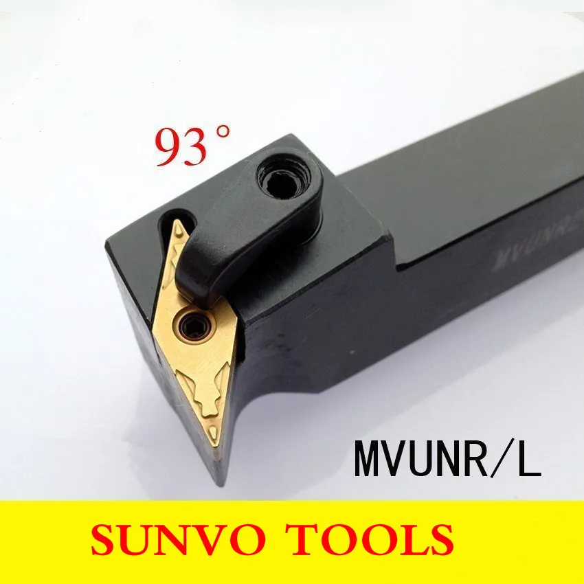 MVUNR1616H16/MVUNL1616H16 CNC внешние токарные инструменты использование VNMG160404/VNMG160408insert