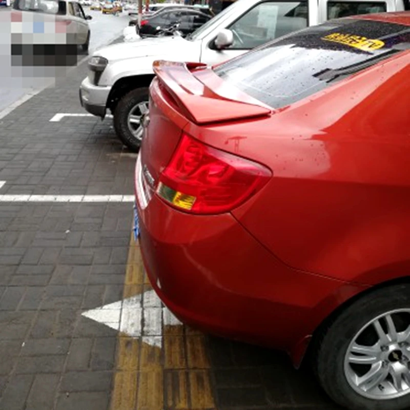 

For Chevrolet Sail 2010 2011 2012 2013 Rear Trunk Spoiler ABS Material Primer Color Car Tail Wing Decoration