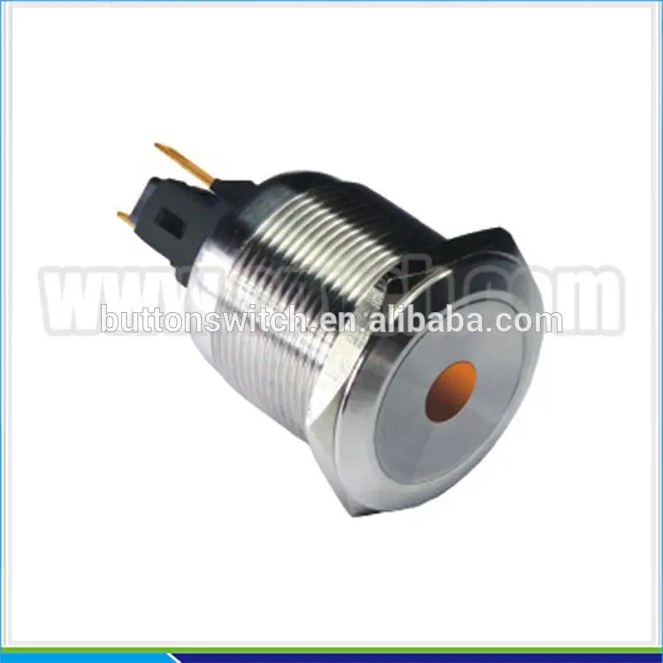 IN36 IP67 IK10 Dot led 22mm Abbeycon stainless steel waterproof led button indicator