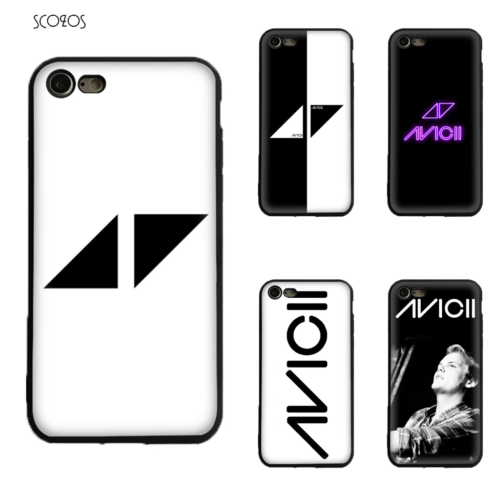 Avicii DJ logo Silicone TPU phone case soft Cover For Iphone X 5 5S Se 6 6S 7 8 Plus #ia670 |