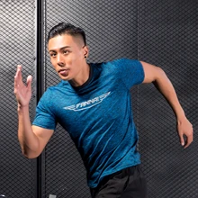 Футболка мужская летняя новая стильная мужская футболка быстросохнущая Фитнес Мужская одежда Mma с коротким рукавом Camisetas FN26