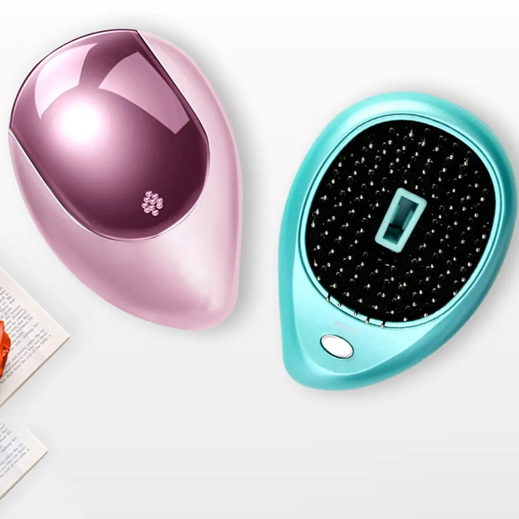 

Portable Mini Electric Ionic Hairbrush Takeout Ion Electric Sound Wave Vibration Magnetic Massage Comb