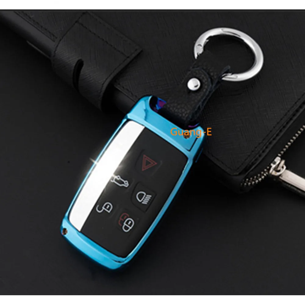 Car Key Bag Case Cover Keys Holder With Chain For Land Range Rover Evoque/Sport /Discovery/Freelander For Jaguar XFL/XJ/XF