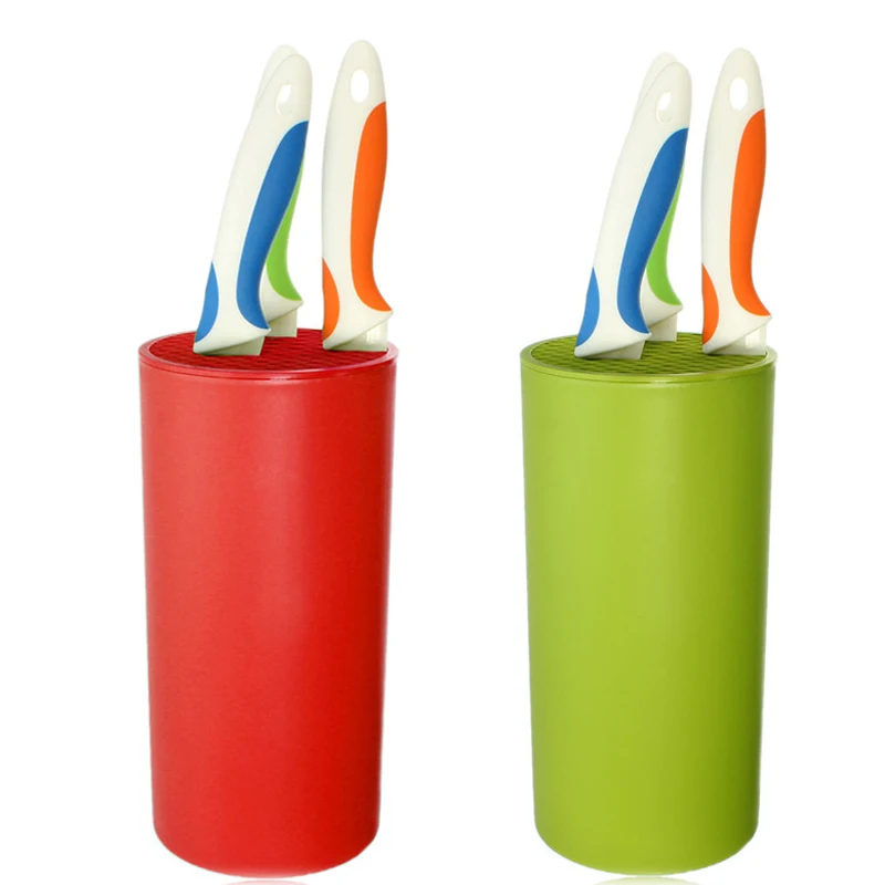 New Arrival Tool Holder Multifunctional Plastic Tool Holder Knife Block Knife Stand Sooktops Tube Shelf Chromophous