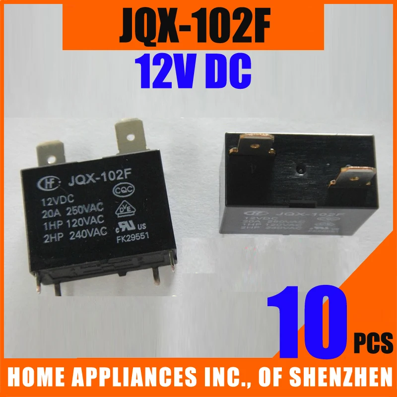 Air Conditioner Matsushita Relay JQX 102F 12V DC Solid State Air