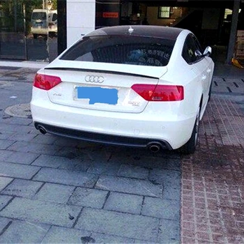 

ABS Material Primer Color Rear Trunk Spoiler Car Tail Wing Decoration For Audi A5 4door 2009 2010 2011 2012 2013 2014 2015 2016