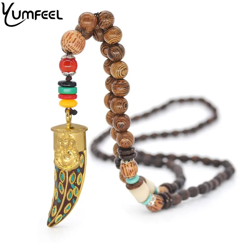Buy Yumfeel New Ox Horn Ethnic Necklace Nepal Necklace