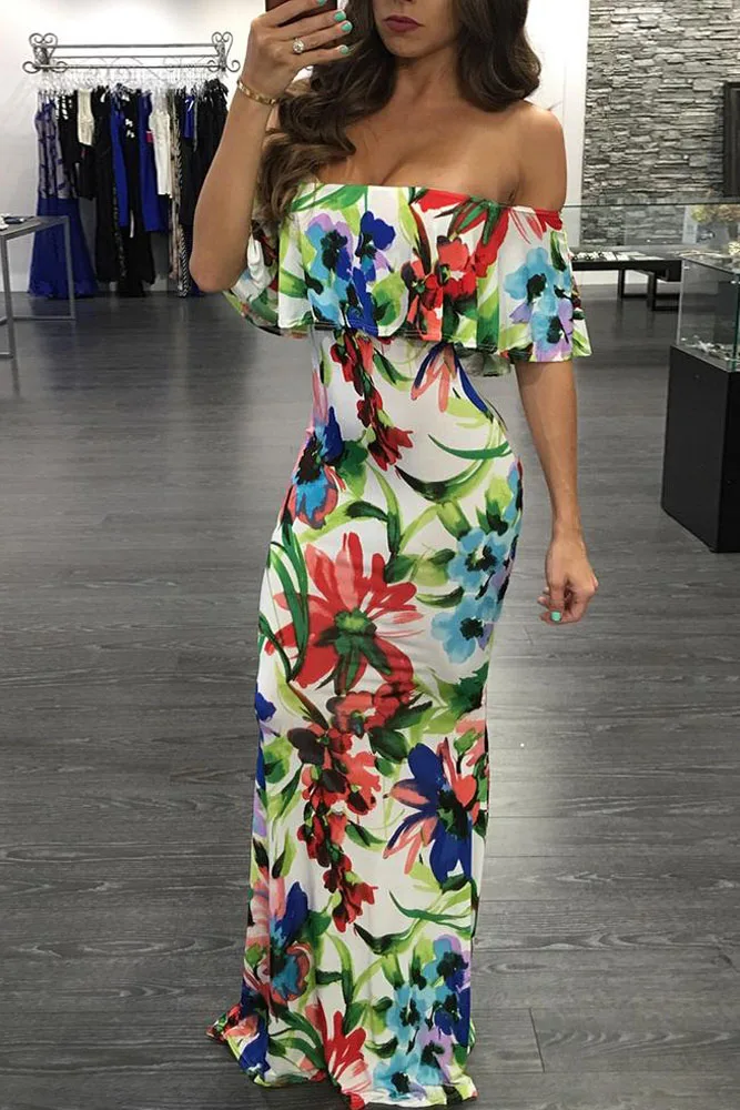 Chinese-Painting-Floral-Print-Off-the-shoulder-Maxi-Dress-LC61189-7-4