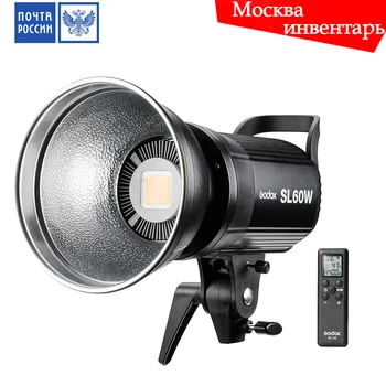 

Godox SL60W LED Video Light SL-60W 5600K White Version Video Light Continuous Light Bowens Mount for Studio Video Recording