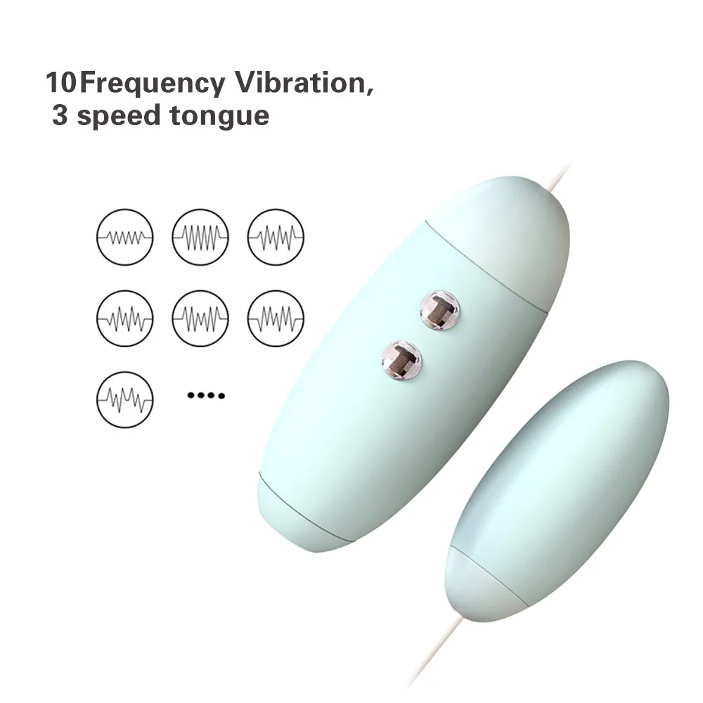 Nipple Sucker Female Masturbator Vibrate Dual Charge Egg Vibrator G-spot Vaginal Massage Jump Egg Masturbator Vibratore Sex Toy (17)