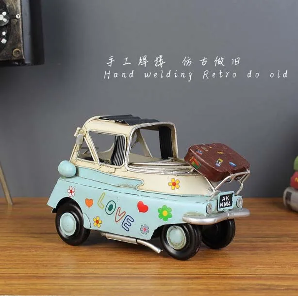 1:1 ISETTA 300 Ретро металлическая модель автомобиля 1958 Милая Классическая машина 100%