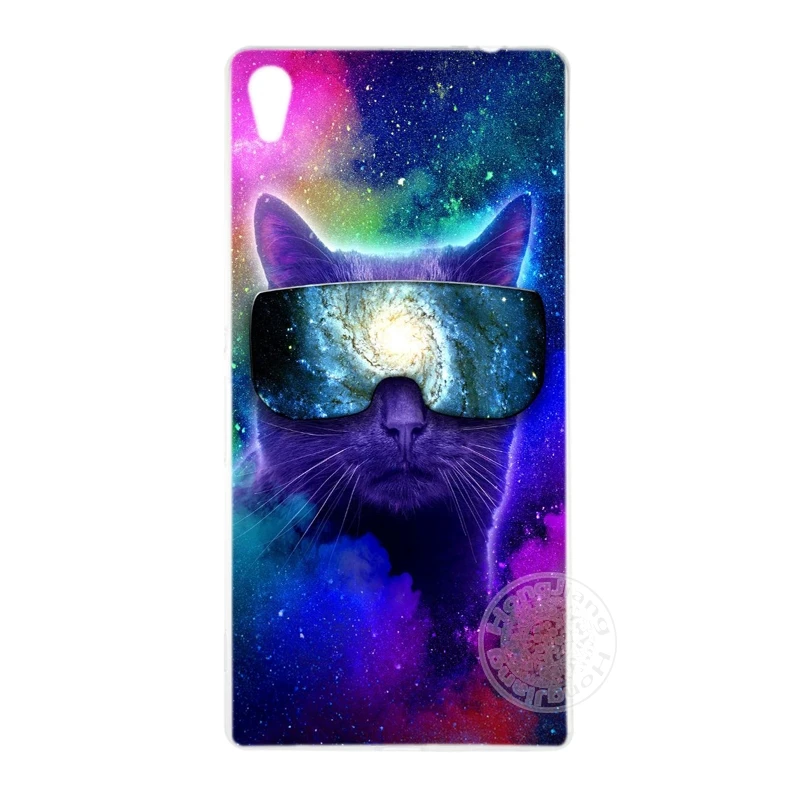 Цветной чехол HAMEINUO для galaxy universe sony xperia C6 XA1 XA ULTRA X XP L1 compact XR/XZ/XZS PREMIUM|space case|space galaxyspace