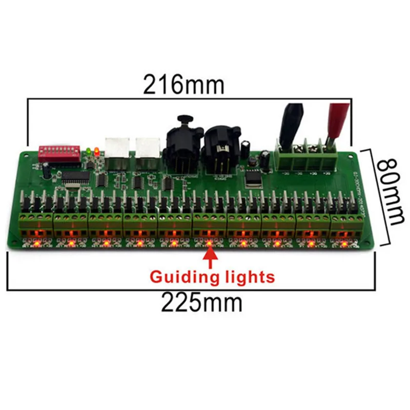 Jiguoor 30 канала DMX 512 RGB Светодиодные полосы контроллер dmx-декодер диммер драйвер dc9v-24v для Светодиодное освещение