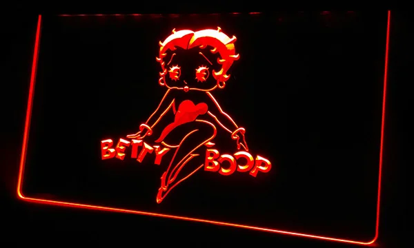

LS081-r Betty Boop 3D LED Neon Light Sign Customize on Demand 8 colors to choose