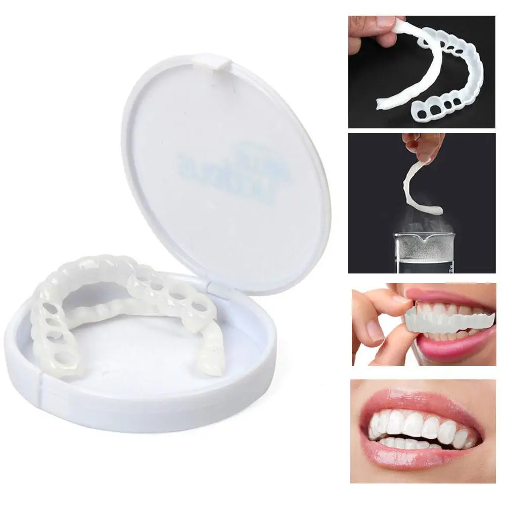 DreamBell для женщин и мужчин, отбеливание зубов, покрытие для зубов, идеальная улыбка, комфортная посадка, гибкие виниры для зубов