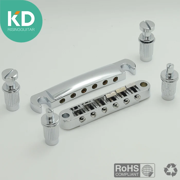 1 Set Electric Guitar Bridge Tune O Matic Guitar Bridge and Tail piece