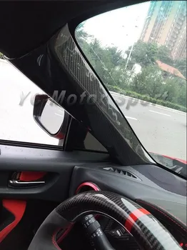 

Car Accessories Dry Carbon Fiber A Pillar Cover 2pcs Fit For 2012-2017 GT86 FT86 ZN6 FRS BRZ ZC6 A Pillar Cover Car-styling
